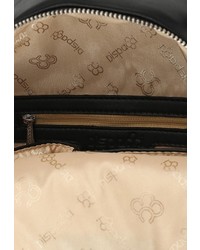 Женский черный кожаный рюкзак от Dispacci