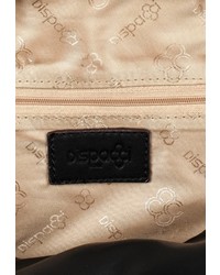 Женский черный кожаный рюкзак от Dispacci