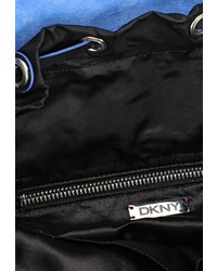Женский черный кожаный рюкзак от DKNY Active