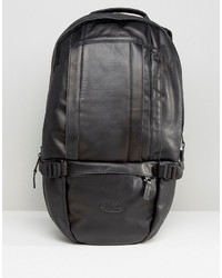 Мужской черный кожаный рюкзак от Eastpak