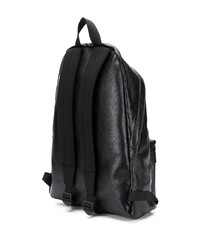 Мужской черный кожаный рюкзак от Balenciaga