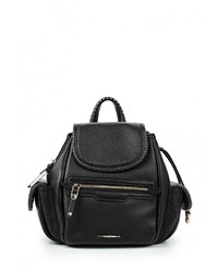Женский черный кожаный рюкзак от Eleganzza