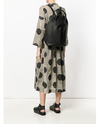 Женский черный кожаный рюкзак от Marsèll