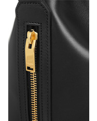 Женский черный кожаный рюкзак от Saint Laurent