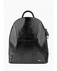 Женский черный кожаный рюкзак от Esse