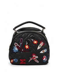Женский черный кожаный рюкзак от Fashion bags by Chantal
