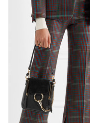 Женский черный кожаный рюкзак от Chloé