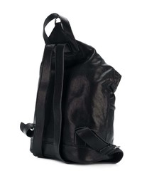 Мужской черный кожаный рюкзак от Jimmy Choo