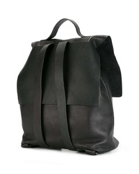 Мужской черный кожаный рюкзак от Marsèll