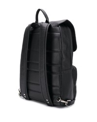 Мужской черный кожаный рюкзак от Zanellato