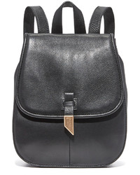 Женский черный кожаный рюкзак от Foley + Corinna