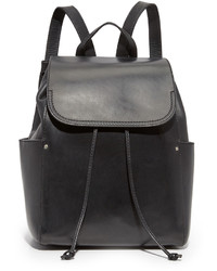Женский черный кожаный рюкзак от Frye