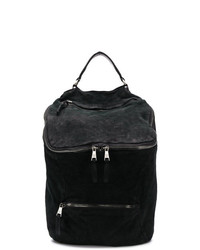 Мужской черный кожаный рюкзак от Giorgio Brato