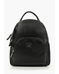 Женский черный кожаный рюкзак от Giorgio-Ferretti
