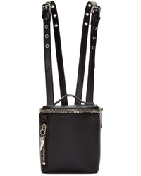 Женский черный кожаный рюкзак от Giuseppe Zanotti