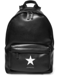 Женский черный кожаный рюкзак от Givenchy