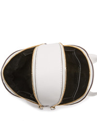 Женский черный кожаный рюкзак от DKNY