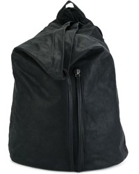 Женский черный кожаный рюкзак от Isabel Benenato
