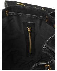 Женский черный кожаный рюкзак от Jerome Dreyfuss