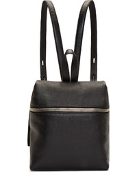 Женский черный кожаный рюкзак от Kara