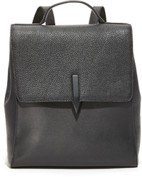 Женский черный кожаный рюкзак от Karen Walker