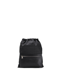 Мужской черный кожаный рюкзак от Karl Lagerfeld