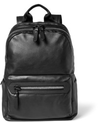 Мужской черный кожаный рюкзак от Lanvin