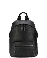 Мужской черный кожаный рюкзак от Lanvin
