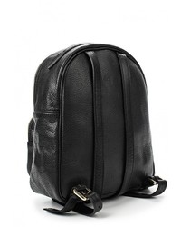 Женский черный кожаный рюкзак от Le camp