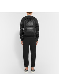 Мужской черный кожаный рюкзак от Lanvin