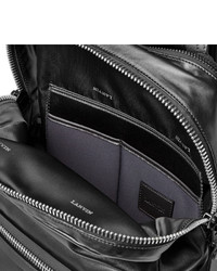 Мужской черный кожаный рюкзак от Lanvin