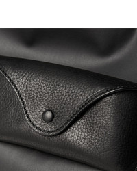 Мужской черный кожаный рюкзак от Maison Margiela