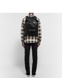 Мужской черный кожаный рюкзак от Maison Margiela