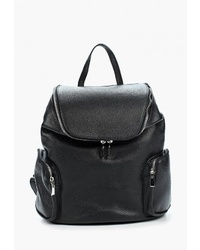 Женский черный кожаный рюкзак от Lisa Minardi