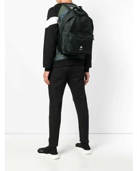 Мужской черный кожаный рюкзак от Versus