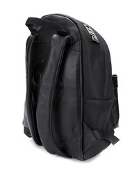 Мужской черный кожаный рюкзак от Philipp Plein