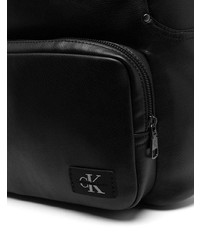 Мужской черный кожаный рюкзак от Calvin Klein Jeans