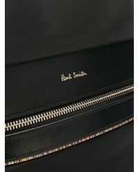 Мужской черный кожаный рюкзак от Ps By Paul Smith