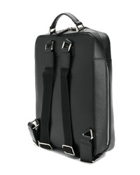 Мужской черный кожаный рюкзак от Vivienne Westwood