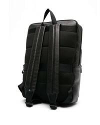 Мужской черный кожаный рюкзак от Calvin Klein Jeans