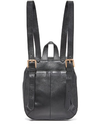 Женский черный кожаный рюкзак от Foley + Corinna