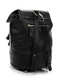 Женский черный кожаный рюкзак от LOST INK