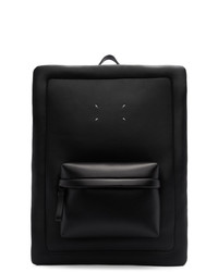 Мужской черный кожаный рюкзак от Maison Margiela