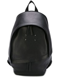 Женский черный кожаный рюкзак от Maison Margiela