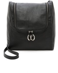 Женский черный кожаный рюкзак от Maison Martin Margiela