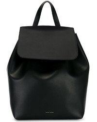 Женский черный кожаный рюкзак от Mansur Gavriel