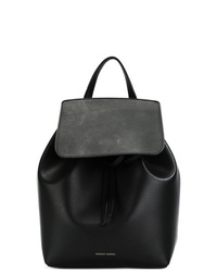Женский черный кожаный рюкзак от Mansur Gavriel