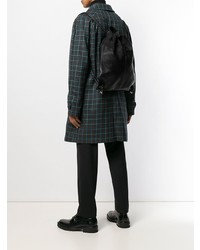 Мужской черный кожаный рюкзак от Jimmy Choo