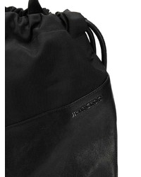 Мужской черный кожаный рюкзак от Jimmy Choo