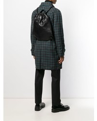 Мужской черный кожаный рюкзак от Jimmy Choo